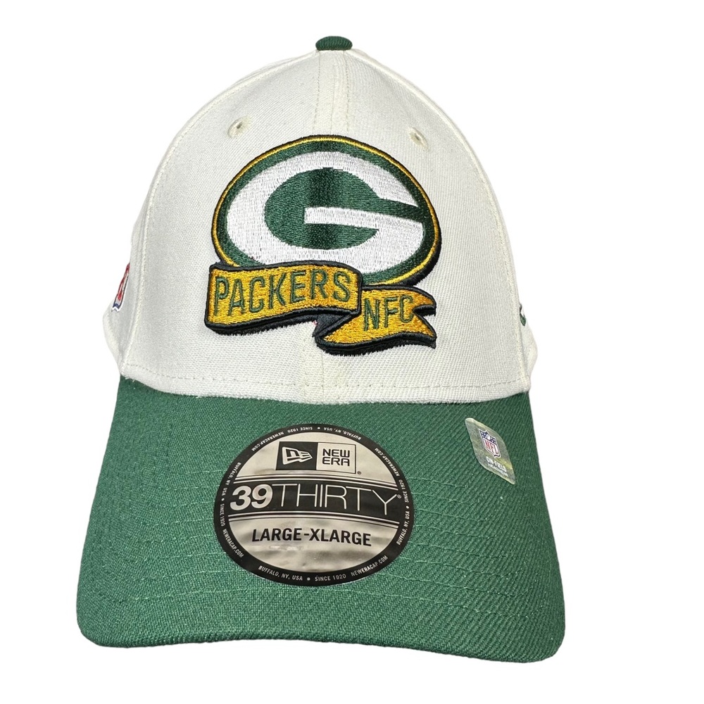 Green Bay Packers 2022 New Era 39Thirty NFL Sideline Flex Fit Hat Cap Large-XL